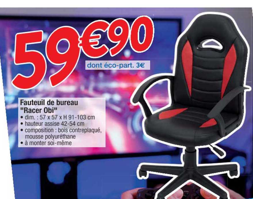 fauteuil de bureau "racer obi"