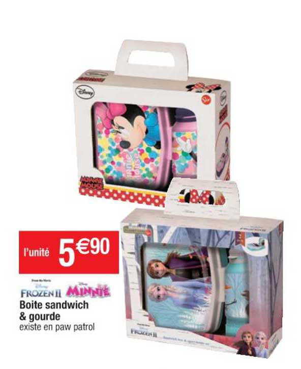 Frozen Ii Minnie Boite Sandwich & Gourde