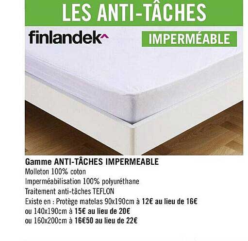 gamme anti-tâches impermeable finlandek