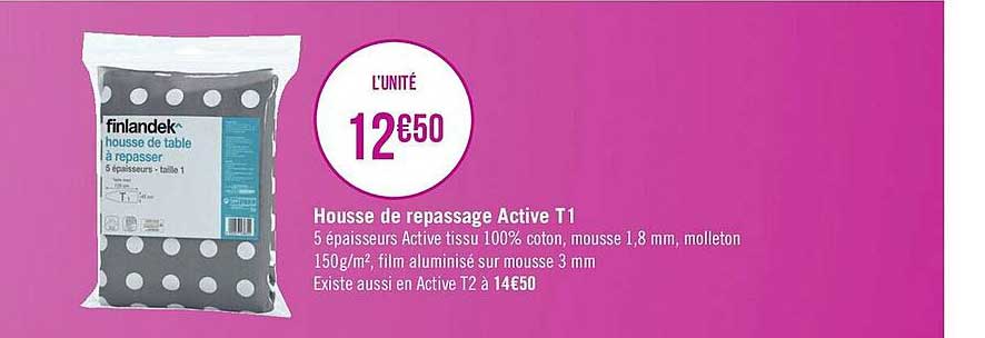 Housse De Repassage Active T1