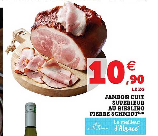 jambon cuit supérieur au riseling pierre schmidt