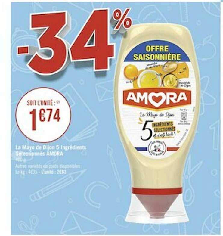 La Mayo De Dijon 5 Ingrédients Sélectionnés Amora