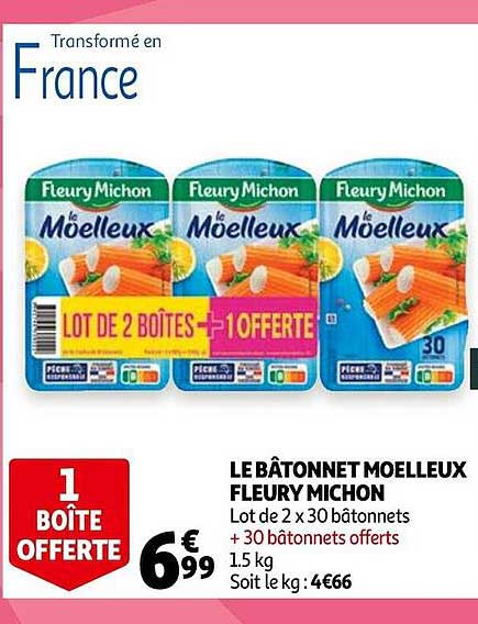 le bâtonnet moelleux fleury michon