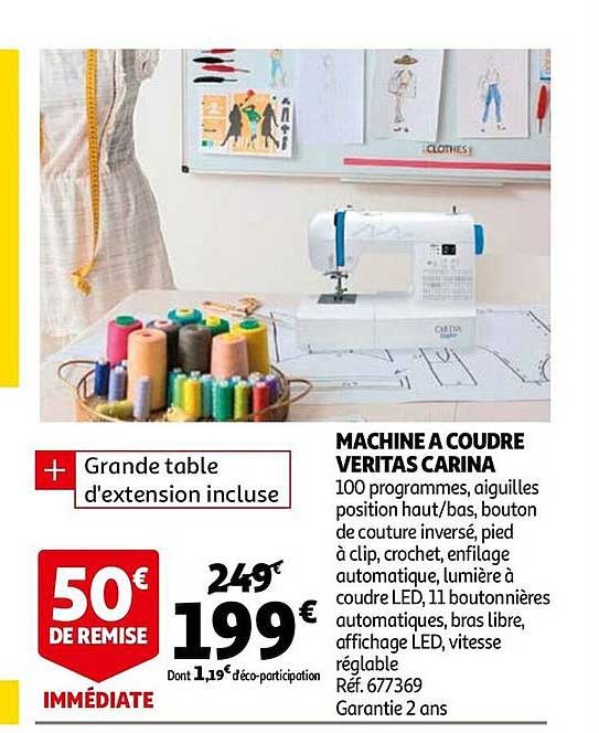 machine à coudre veritas carina