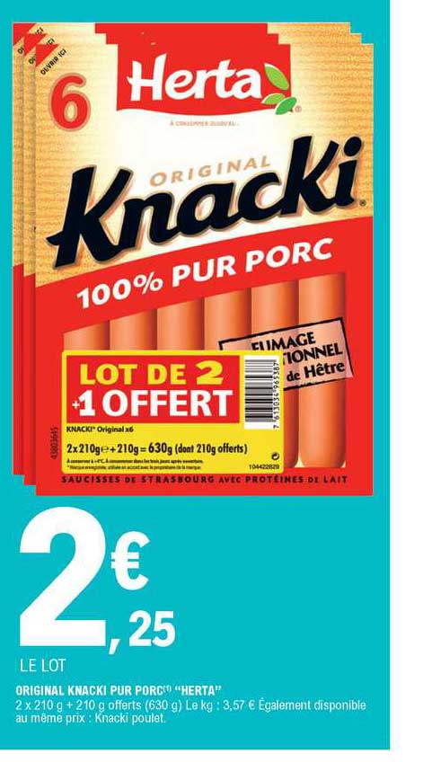 Original Knacki Pur Porc Herta