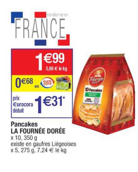 pancakes la fournée dorée