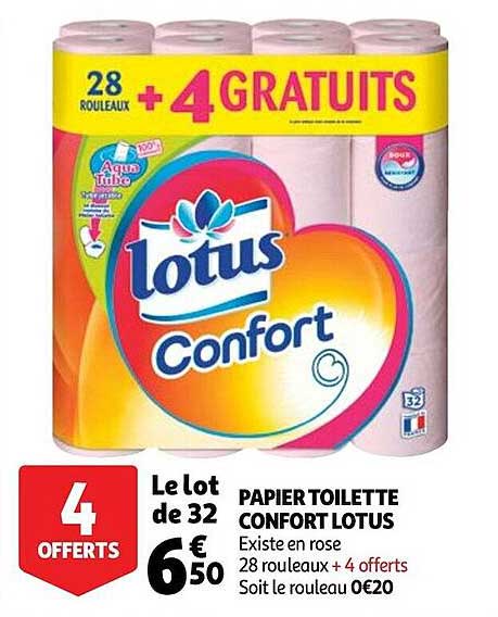 Papier Toilette Confort Lotus