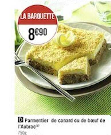 parmentier de canard ou de bœuf de l'aubrac