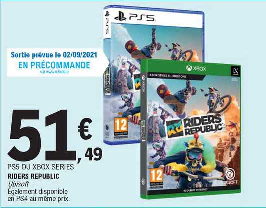 ps5 ou xbox riders republic ubisoft