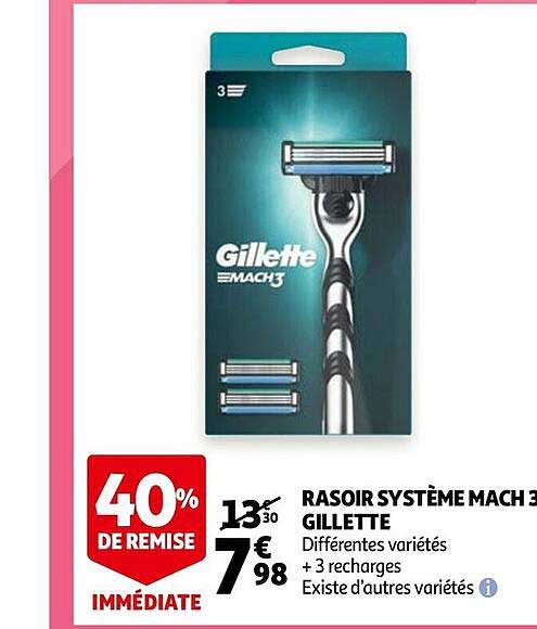 Rasoir Système Mach3 Gillette