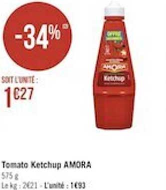 tomato ketchup amora