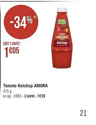 tomato ketchup amora