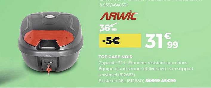 top case noir arwic