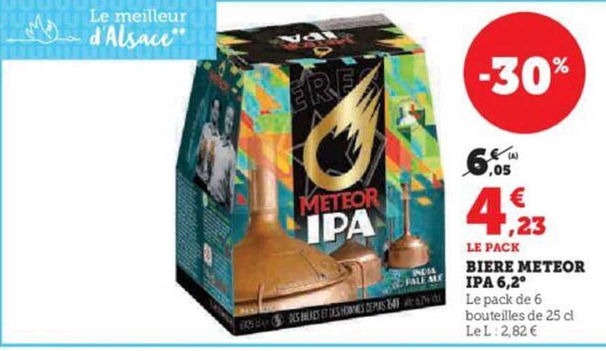 bière meteor ipa 6,2°