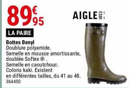 bottes benyl aigle 1853