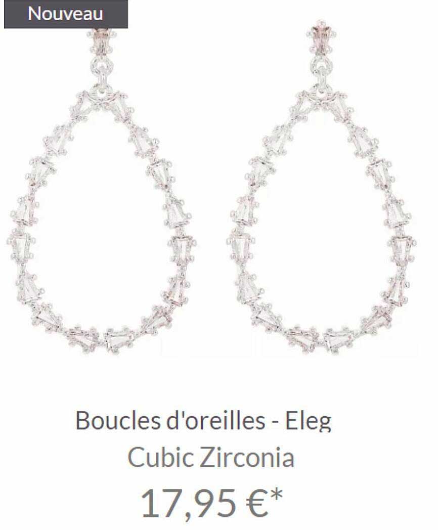 boucles d'oreilles - cubic zirconia