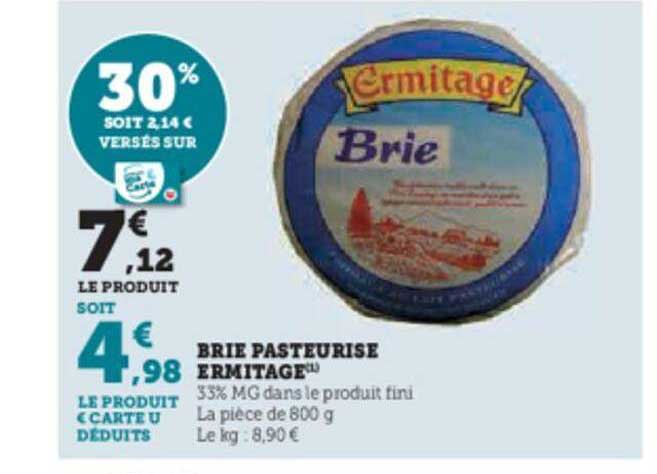 Brie Pasteurisé Ermitage