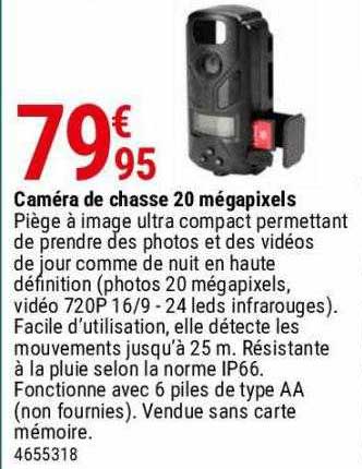 Caméra De Chasse 20 Mégapixels