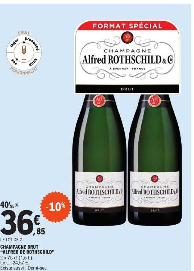 champagne brut "alfred de rothschild"