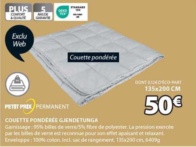 Couette Pondérée Gjendetunga
