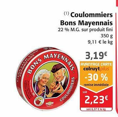 coulommiers bons mayennais
