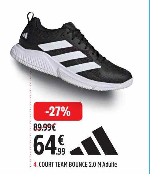 court team bounce 2.0 m adulte adidas