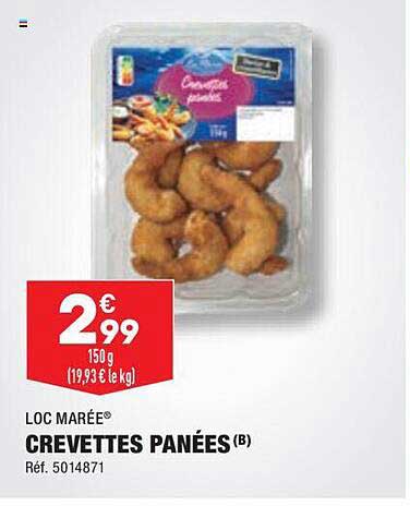 Crevettes Panées Loc Marée