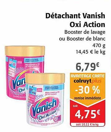 détachant vanish oxi action