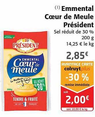Emmental Cœur De Meule Président