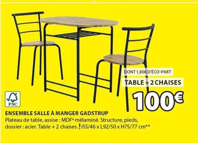 ensemble salle à manger gadstrup