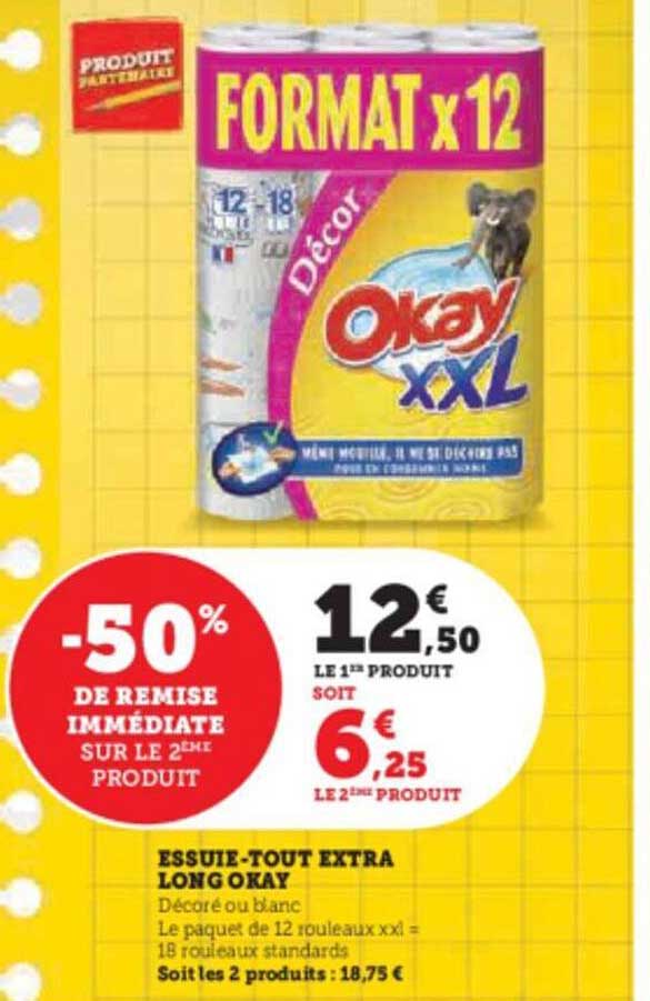 essuie-tout extra long okay