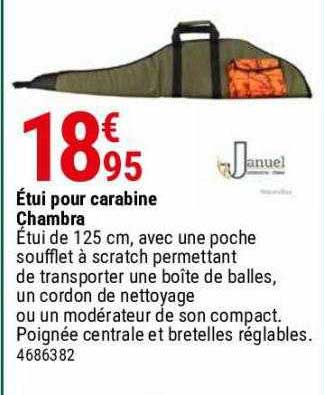 étui pour carabine chambra