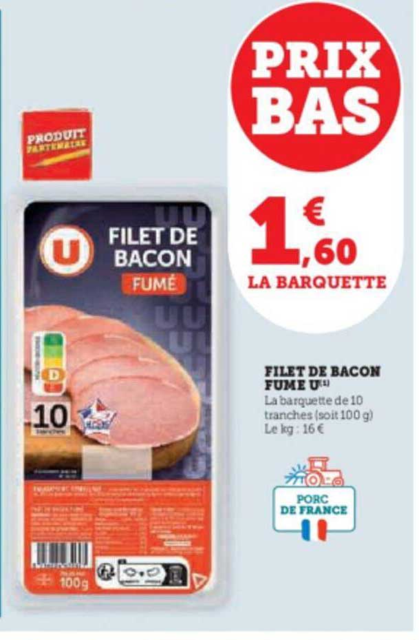 Filet De Bacon Fumé U