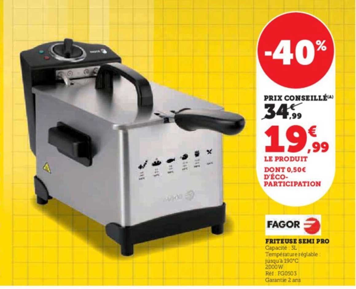 friteuse semi pro fagor