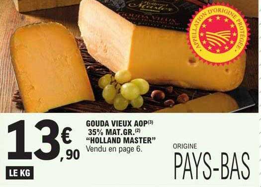gouda vieux aop 35% mat. gr. "holland master"