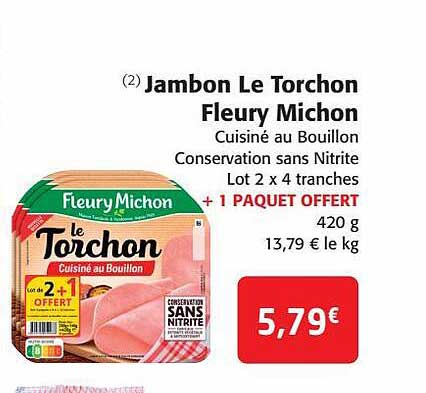jambon le torchon fleury michon