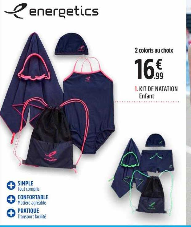 Kit De Natation Enfant Energetics