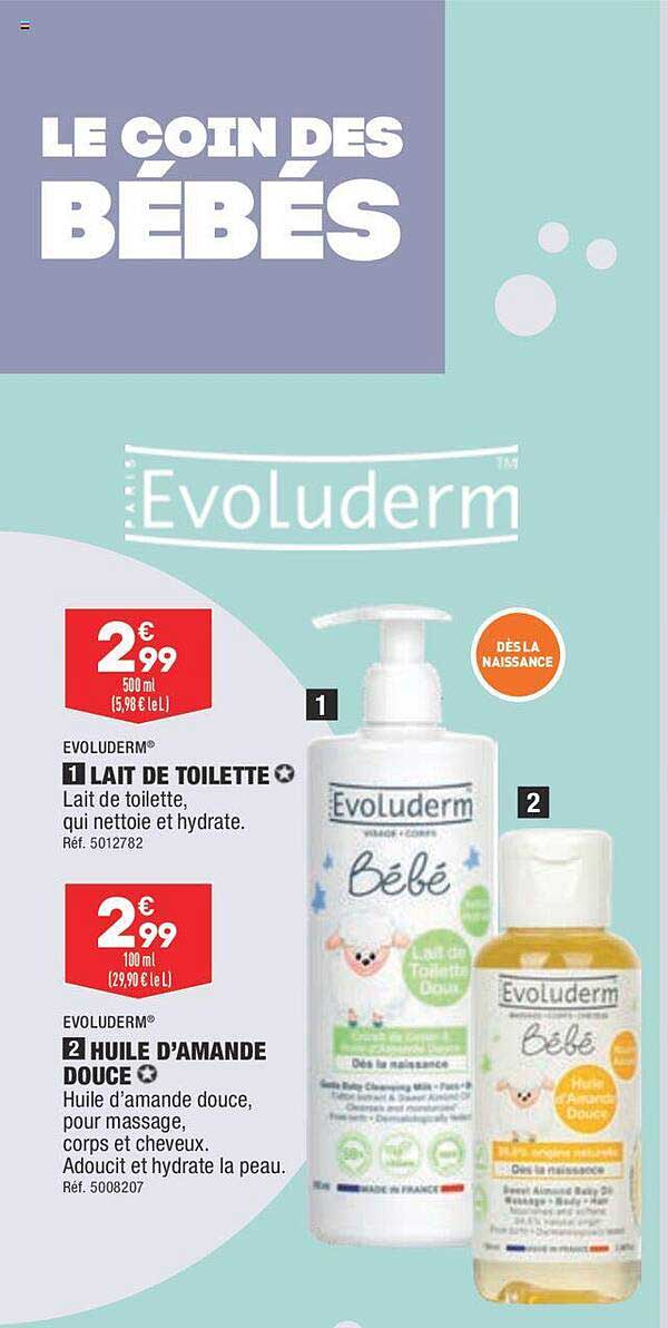 lait de toilette | huile d'amande douce