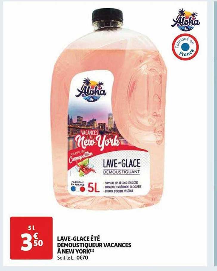 lave-glace été démoustiqueur vacances à new york