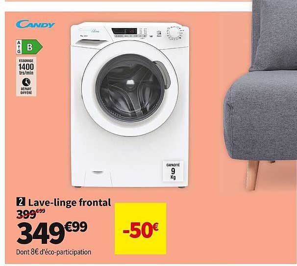 lave-linge frontal candy
