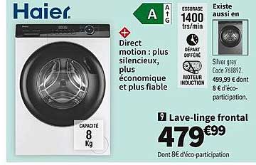 lave-linge frontal haier