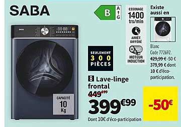 lave-linge frontal saba