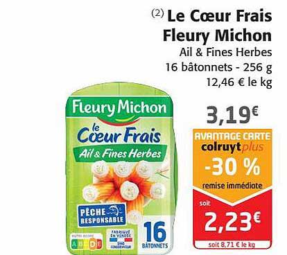 le cœur frais fleury michon