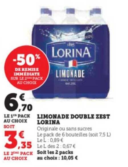limonade double zest lorina