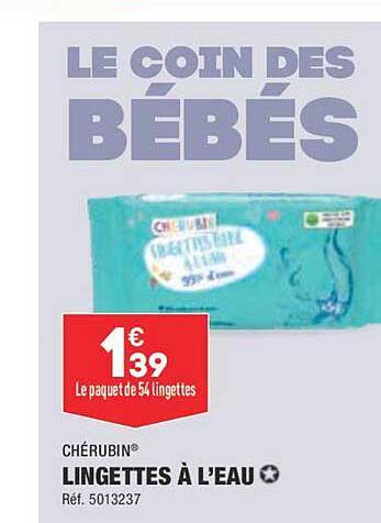 Lingettes à L'eau Chérubin