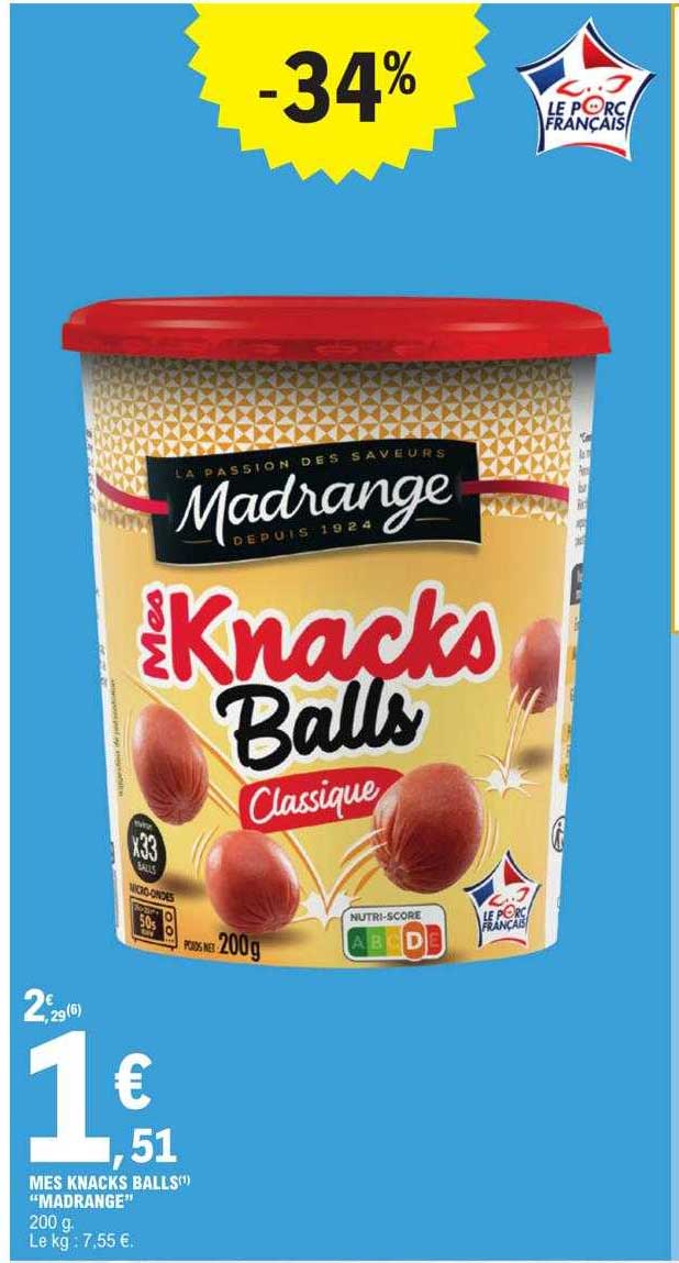 mes knacks balls "madrange"