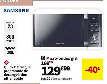 micro-ondes gril samsung