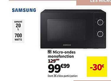 micro-ondes monofonction samsung