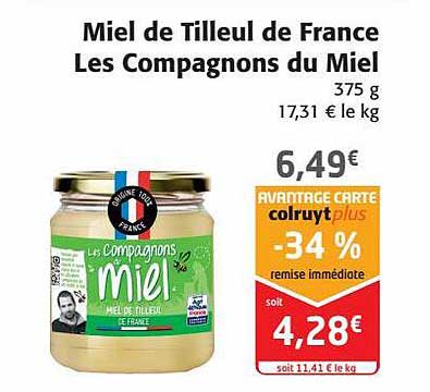miel de tilleul de france les compagnons du miel