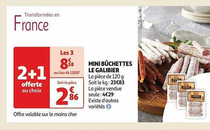 Mini Bûchettes Le Galibier